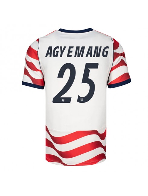 Vereinigte Staaten Patrick Agyemang #25 Heimtrikot WM 2026 Kurzarm Vereinigte Staaten Patrick Agyemang #25 Heimtrikot WM 2026 Kurzarm